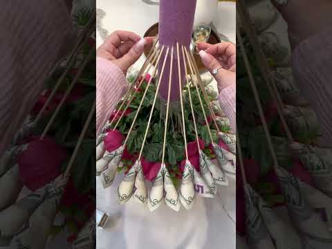 🌸 DIY Viral Flower Bouquet with Dollar Tree Supplies! 🌸 #dollartree #diy #crafts #flowerbouquet