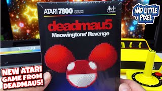 This Is COOL! New Atari 7800 Game From deadmau5! Unboxing + Gameplay (Meowingtons' Revenge)