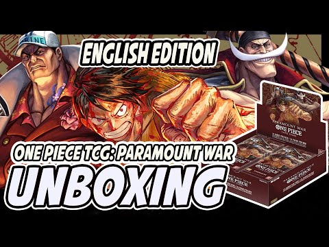 One Piece TCG OP-02: Paramount War Booster Box Unboxing