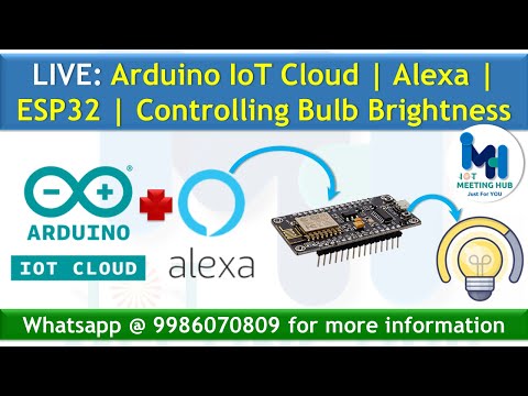 Arduino IoT Cloud | Alexa | ESP32 | Controlling Bulb Brightness | #ElecrowMaker