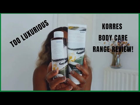 KORRES  BODY BUTTER & BODY CLEANSER | REVIEW #bodycare