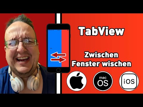 SwiftUI Anleitung:  - Tabview - Zwischen Fenstern wischen - macOS / iOS App programmieren