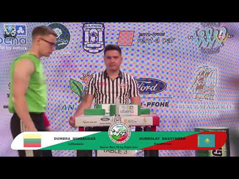 Dumbra Mindaugas vs Nurbolat Bassymbek | Up to 70 kg | XLVI WORLD ARMWRESTLING CHAMPIONSHIP | 2025