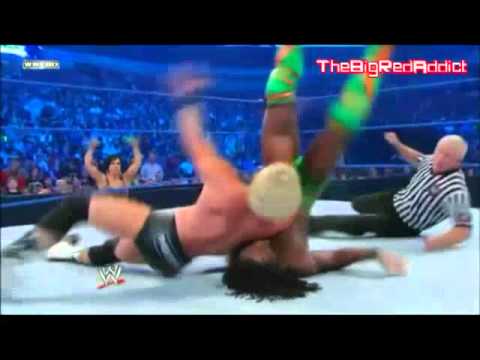 Kofi Kingston and Zack Ryder vs Dolph Ziggler and Jack Swagger Smackdown 10/14/2011 [HD]