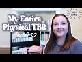My ENTIRE Physical TBR (140+ Books) | I have some reading to do...
