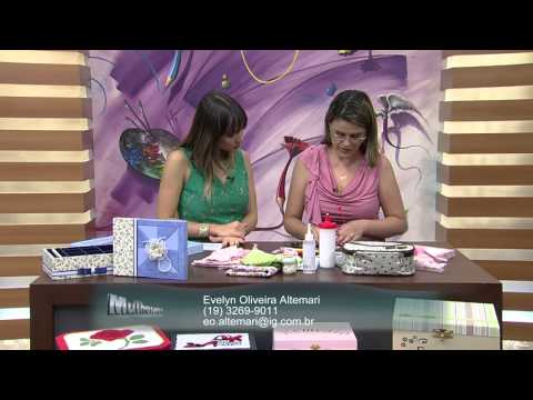Mulher.com 27/08/2014 - Caixa Bijouterias Patch Embutido por Evelyn Altemari - Parte 2