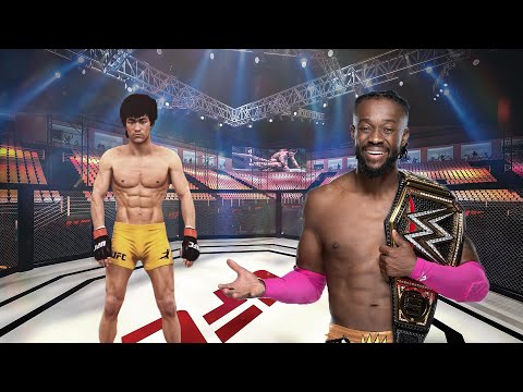 🐯UFC 4 |Bruce Lee vs. Kofi Kingston  WWE - Tiger Fight🐯