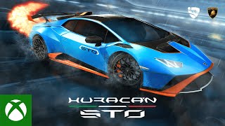 Xbox Rocket League — Lamborghini Huracán STO Trailer anuncio