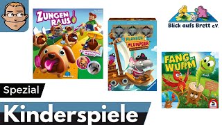 Zungen Raus, Planken Plumpser, Fang den Wurm - Kinderspiele Spezial mit Alex