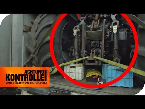 Bizarre truck cargo: Highway patrol takes action | Attention: Control | kabel eins