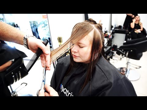 NATURAL BLONDE HAIRCUT --- LONG LAYERED CUT