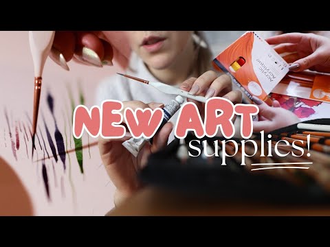 Art Haul | Trying New Supplies | Daler Rowney, Mont Marte, Winsor & Newton