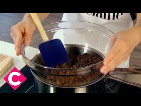 How to melt chocolate using a double-boiler