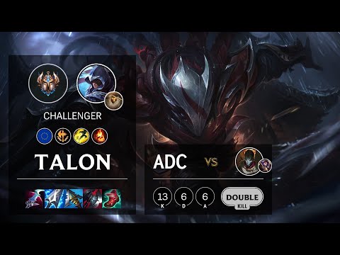 Talon ADC vs Jhin - EUW Challenger Patch 11.5