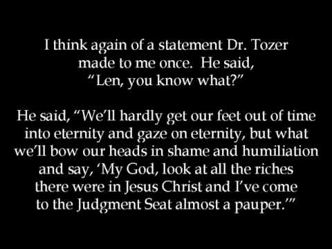 Purified by Leonard Ravenhill