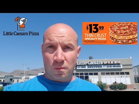 Little Caesars Thin Crust Ultimate Supreme!