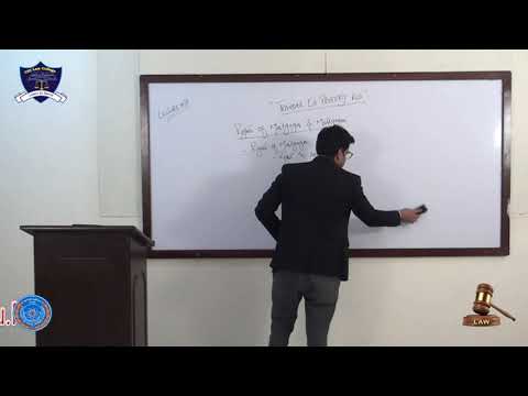 Law of Transfer of Property LLB Part-II Lecture-8