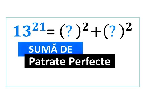 OLIMPIADA Sumă de pătrate perfecte Clasa 5