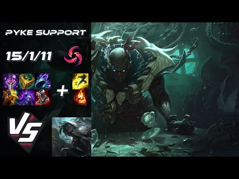 SUPPORT Pyke vs Senna - NA Grandmaster Patch 14.6