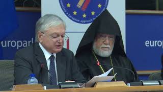 Выступление министра иностранных дел Эдварда Налбандяна на четвертом Армянском форуме Европы