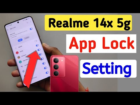 How to lock apps in Realme 14x 5g/Realme 14x 5g me app lock kaise kare/app lock setting