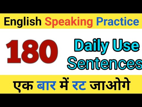 180+ daily use english sentences in hindi / spoken english sentences practice @CreativeEnglish4U
