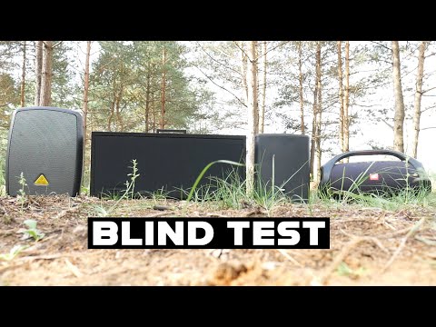 BLIND TEST JBL + Next + Behringer + Techscrew Speaker