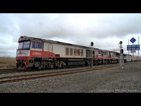 1PM9 SCT Perth To Melbourne Diesel Freight Train (24/3/2021) - PoathTV Australian Railways