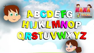 A For Apple - ABC Alphabet with Sounds  | #nanatales  | For Children's