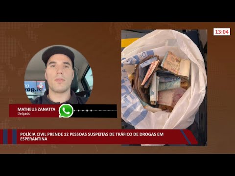 Polícia Civil prende 12 pessoas suspeitas de tráfico de drogas em Esperantina 23 02 2022