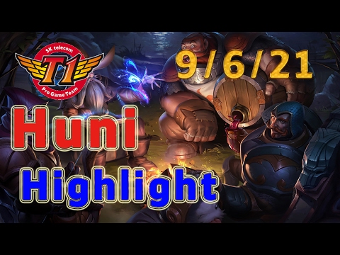 Highlight SKT T1 Huni Gragas TOP vs Maokai Patch 7.2