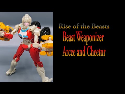 Chuck's Reviews Transformers Rise of the Beasts Beast Weaponizers Arcee and Cheetor