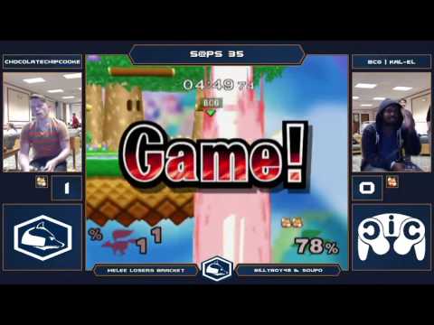 S@PS 35 Melee Singles - ChocolateChipCooke (Blue Fox) vs Kal-El (Red Fox) - Losers Eighths