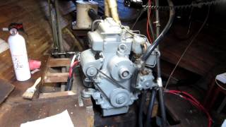Albin AD-2:  2-cylinder diesel motor