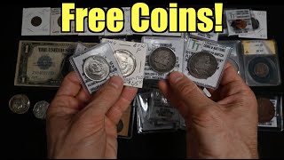 Giving Away RARE SILVER COINS for FREE! (and selling some too!)