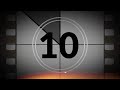 Copyright Free Old Film Countdown | 10 Seconds