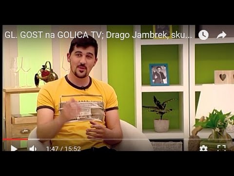GL. GOST na GOLICA TV; Drago Jambrek, skupina Zakapane, premiera spota MALO NORA SVA