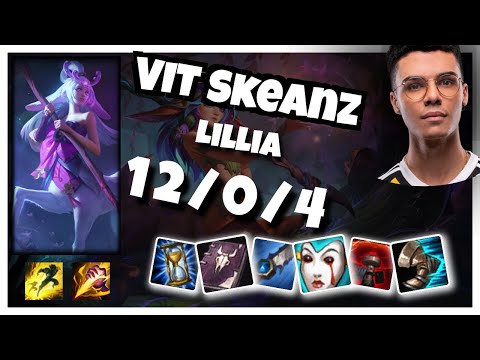 VIT Skeanz Lillia JUNGLE (12/0/4) vs Sylas Gameplay Replay - Patch 10.22