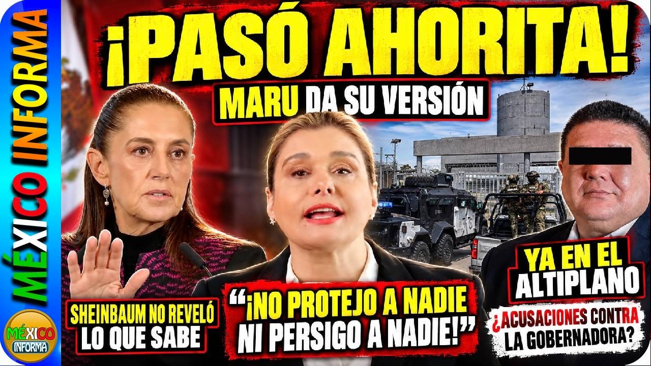 PASÓ AHORITA: SALE MARU CAMPOS A DAR SU VERSIÓN. YA INGRESARON A JÁUREGUI AL ALTIPLANO. ESTO SUCEDIÓ