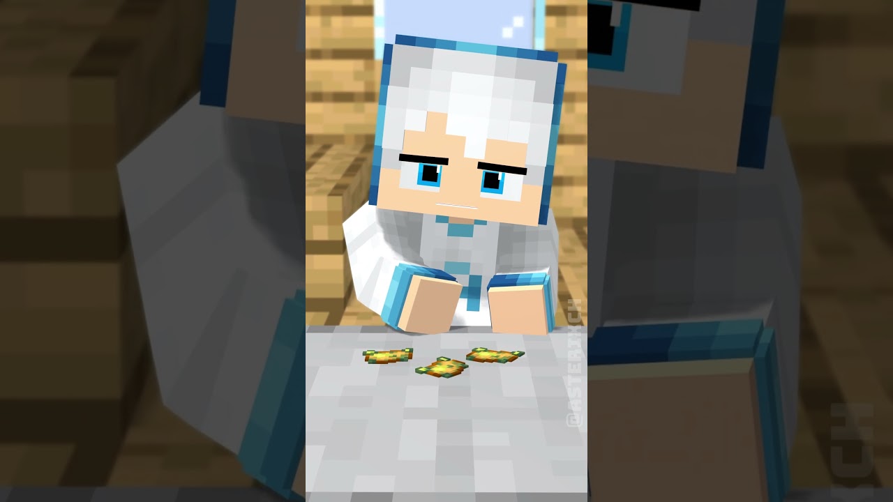 AKUDAV nyoba makan kentang #shorts #minecraft