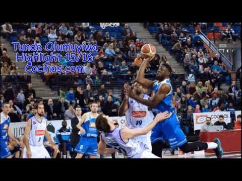 Babatunde Olumuyiwa Highlight Cocinas.com (LEB Oro) 15/16