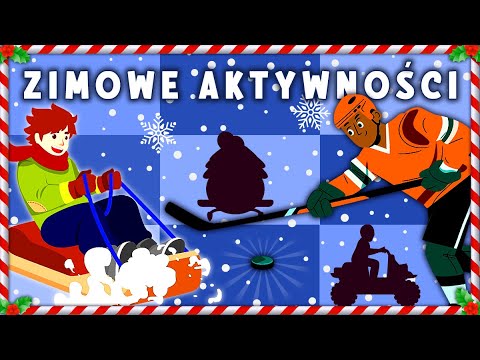 Aktywności i sporty zimowe ❄️🧊🎣 Zagadki dla dzieci ❄️🧊🎣 Filmy edukacyjne dla dzieci