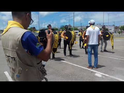 Fanfarra dos felinos em ação oitava feira do desbravador