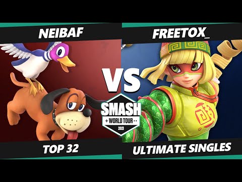SWT Europe Online Qualifier Match - Neibaf (Duck Hunt) Vs. Freetox_ (Min Min) SSBU Ultimate