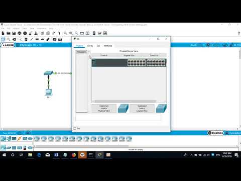 2.2.3.4 Packet Tracer - Configuring Initial Switch Settings