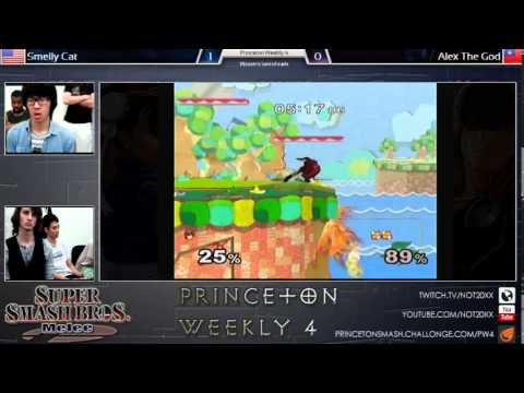 Princeton Weekly 4 - Alex The God (Fox) vs Smelly Cat (Marth) Winners Semifinals