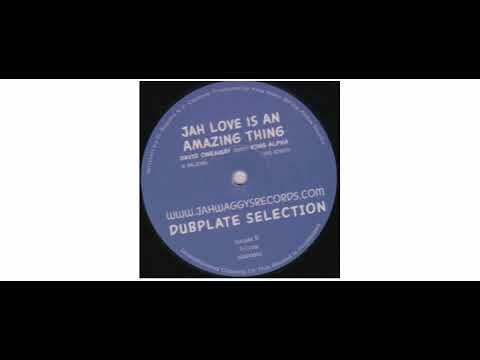David Oneaway / King Alpha - Jah Love Is An Amazing Thing - 10" - Jah Waggys Records