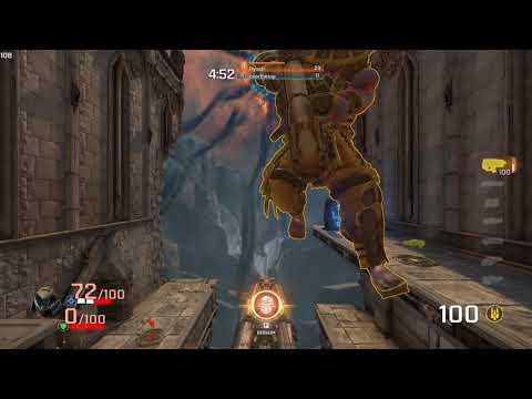 Quake Champions: FFA overthetop vs bukster 48% LG
