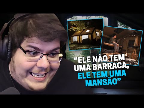 CASIMIRO REAGE: ACAMPANDO EM BARRACA DE LUXO | Cortes do Casimito