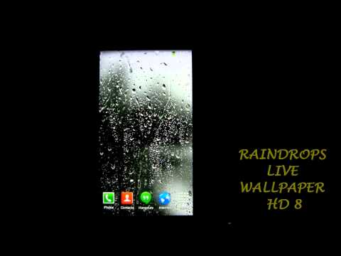 Raindrops Live Wallpaper HD 8 Video